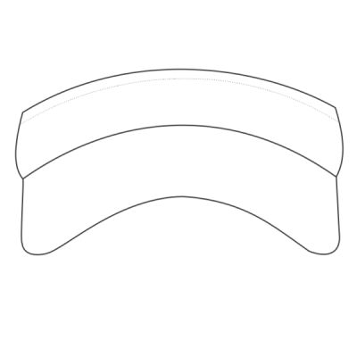 Sport Visor with Mesh Thumbnail