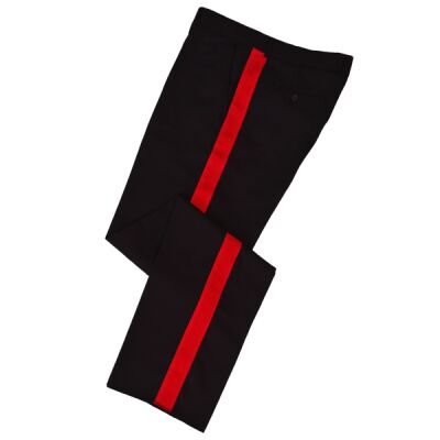 Red Nylon Flat Braid  Thumbnail