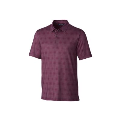 Pike Geo Grid Print Polo Thumbnail